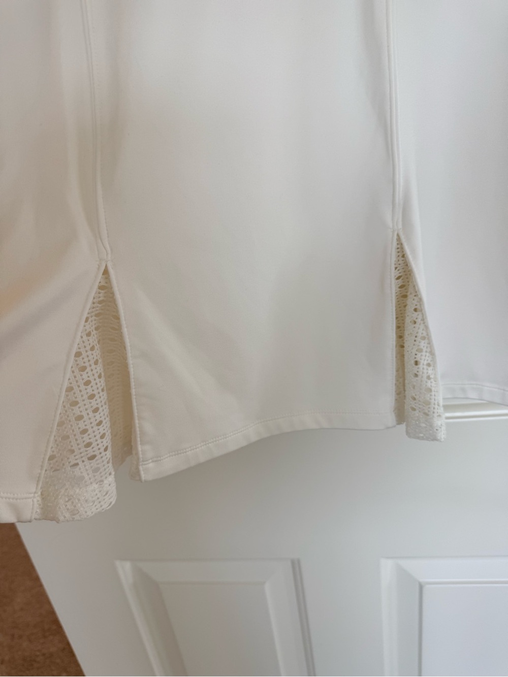 Tuckernuck TNuck Sport Victoria Tennis Dress White Cane Lace Trim M NWOT - Picture 5 of 7